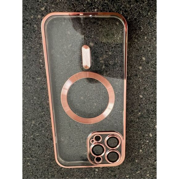 Golden Rose Case for iPhone 15 PRO Max - Picture 3 of 5